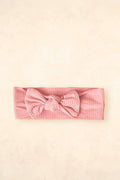 Bamboo Stretch Bow Headband | Peony