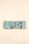 Bamboo Stretch Bow Headband | Sage