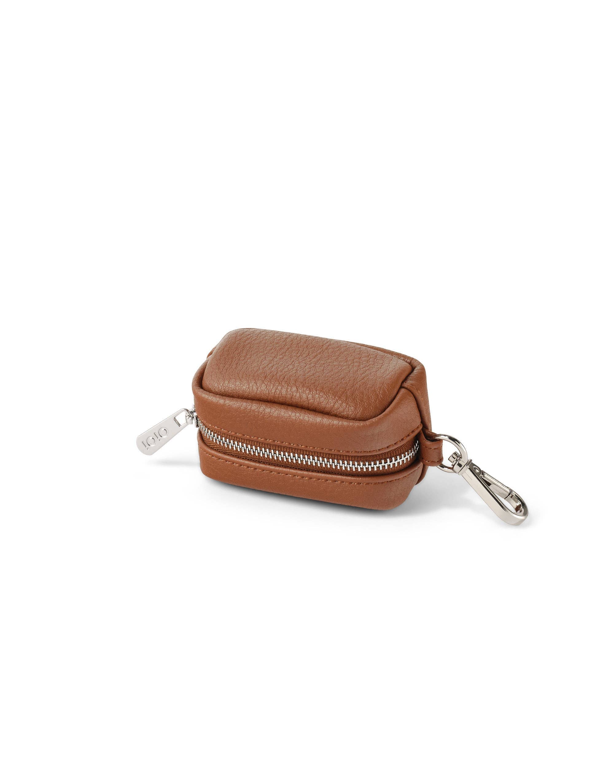 OiOi Waste Bag Dispenser - Chestnut Brown Vegan Leather