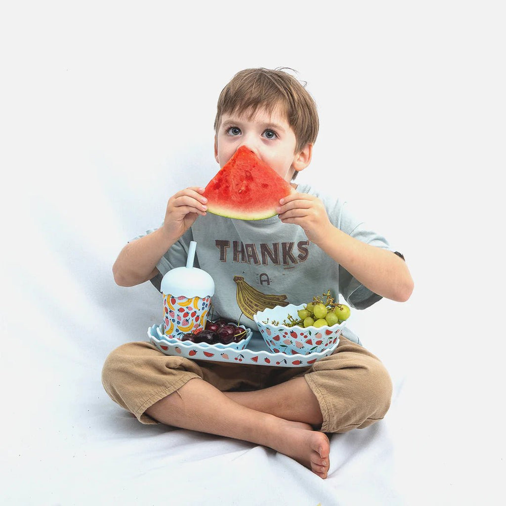 Dinner & Smoothie Bundle | Blue Fruits by Chino Club premium baby gift - Baba-lando