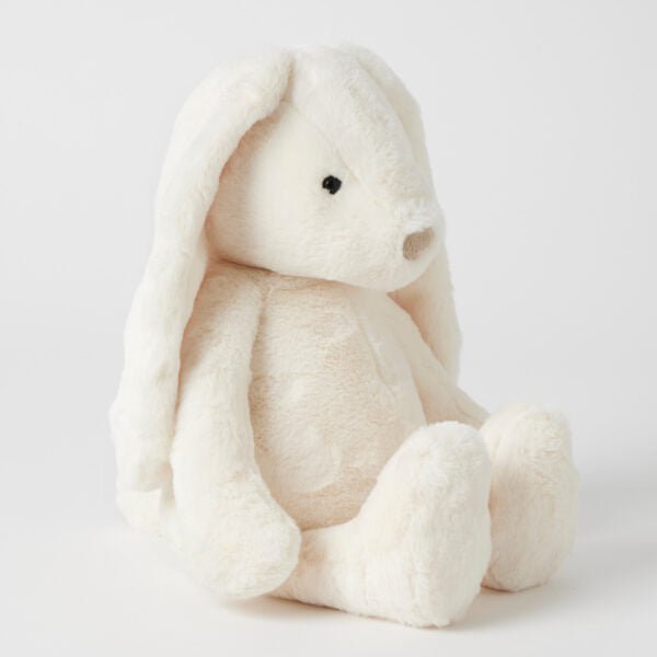 Jiggle & Giggle Plush Bunny | Cream - Large premium baby gift - Baba-lando