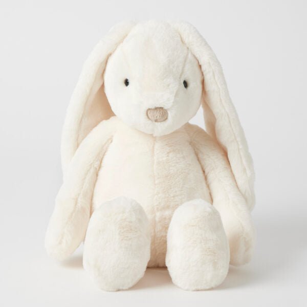 Jiggle & Giggle Plush Bunny | Cream - Large premium baby gift - Baba-lando