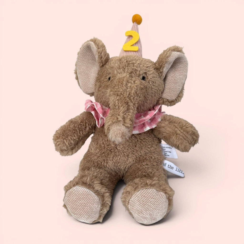 Priscilla Party Elephant | Milestone Keepsake Soft Toy