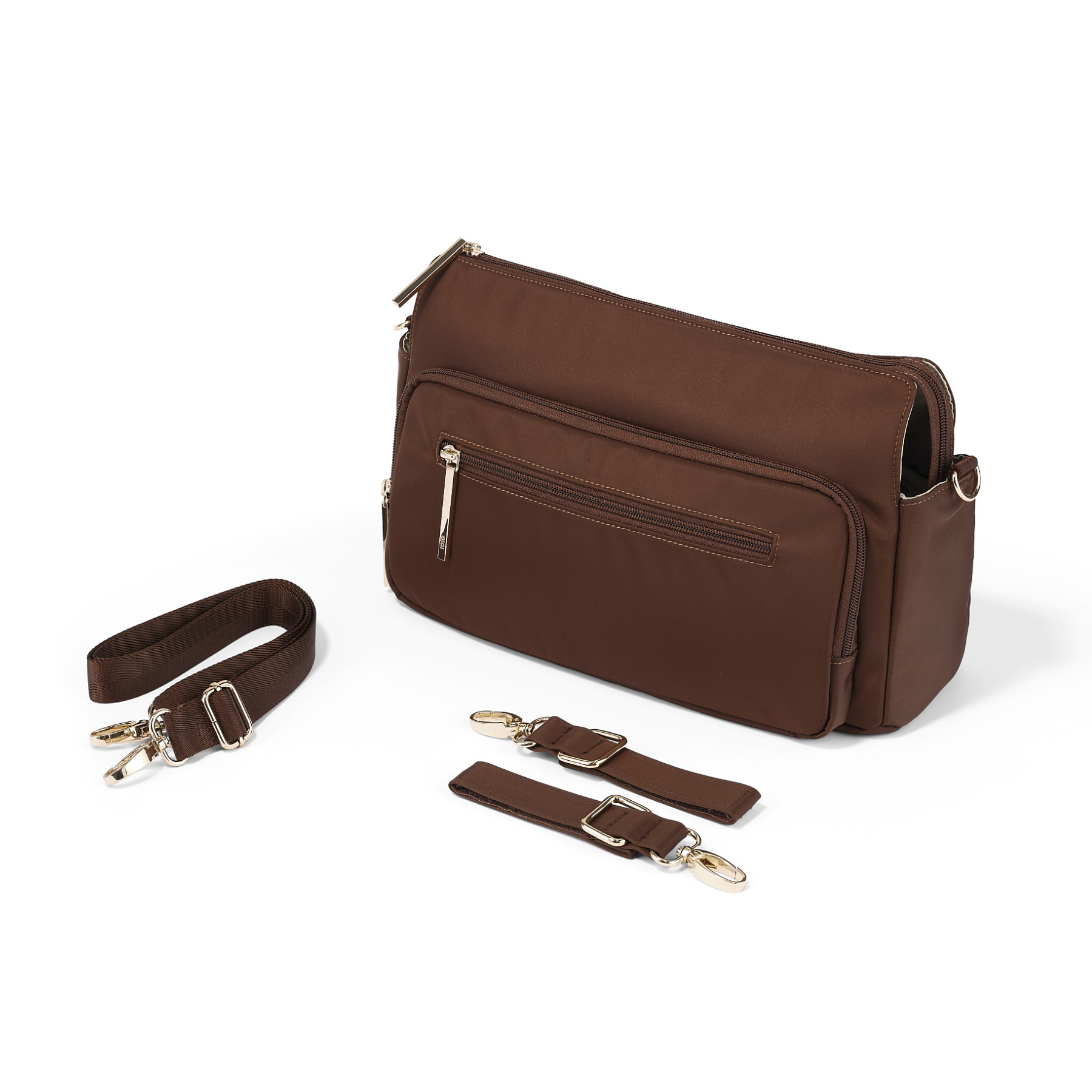 Multitasker Pram Caddy 2.0 | Chocolate Nylon