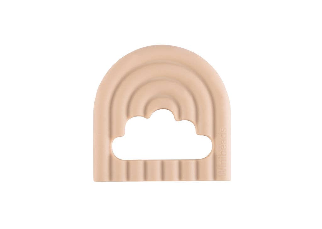 Rainbow Cloud Teether | Sand premium baby gift - Baba-lando