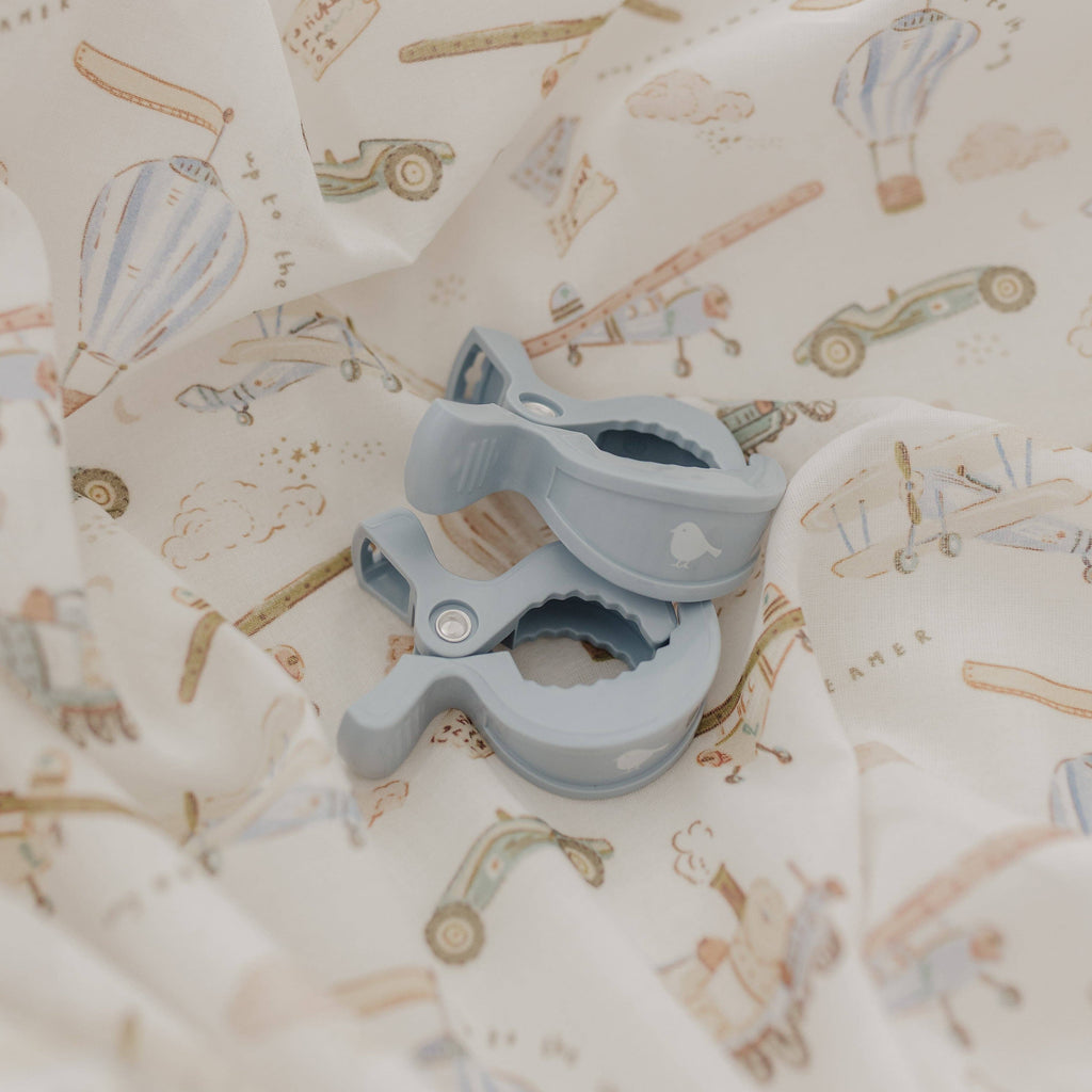 Vintage Transport | Muslin Wrap & Pram Clip Set