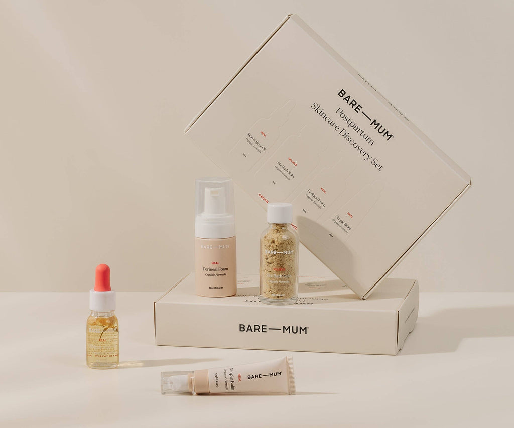 Postpartum Skincare Discovery Set by Bare Mum