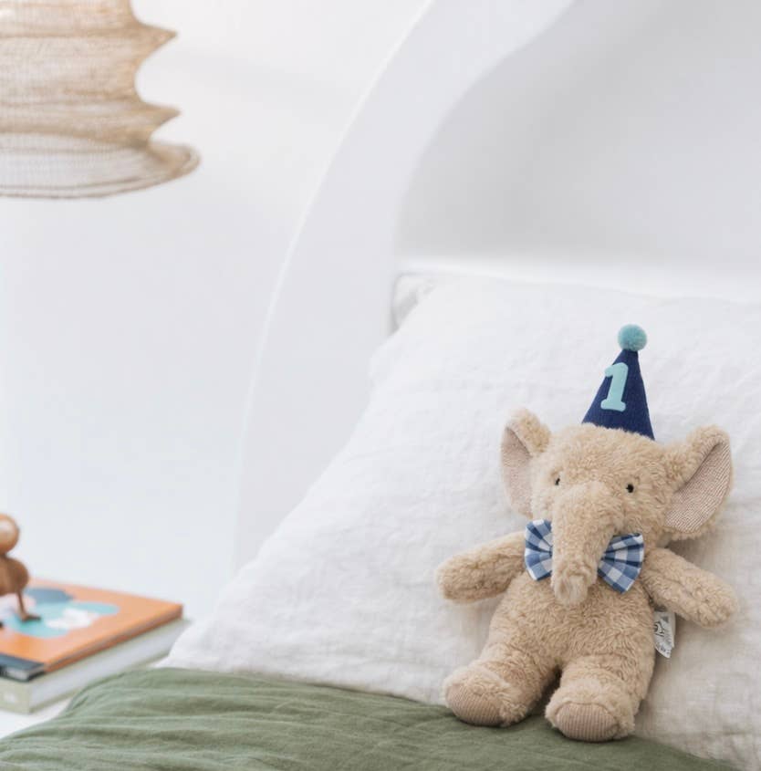 Harold Party Elephant | Milestone Keepsake Soft Toy