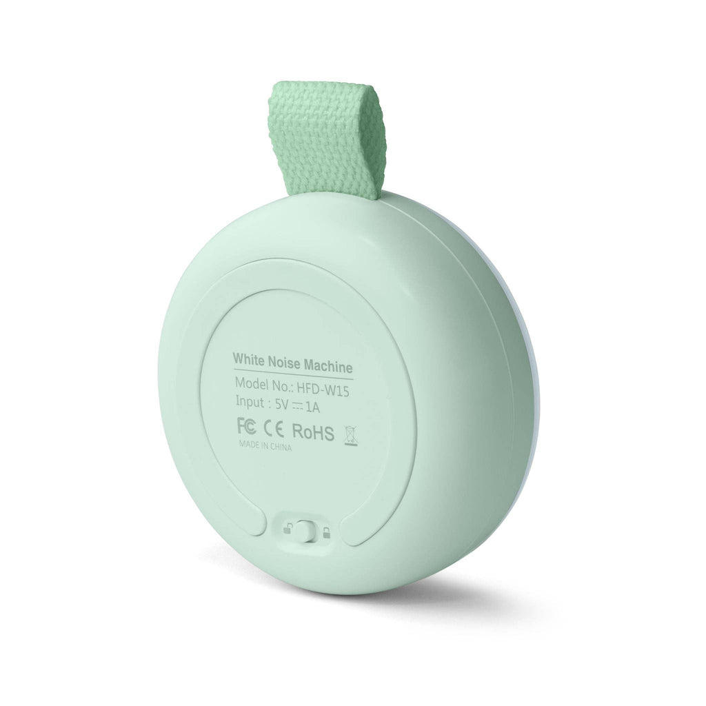 Portable Baby White Noise Machine & Night Light | Cove Green