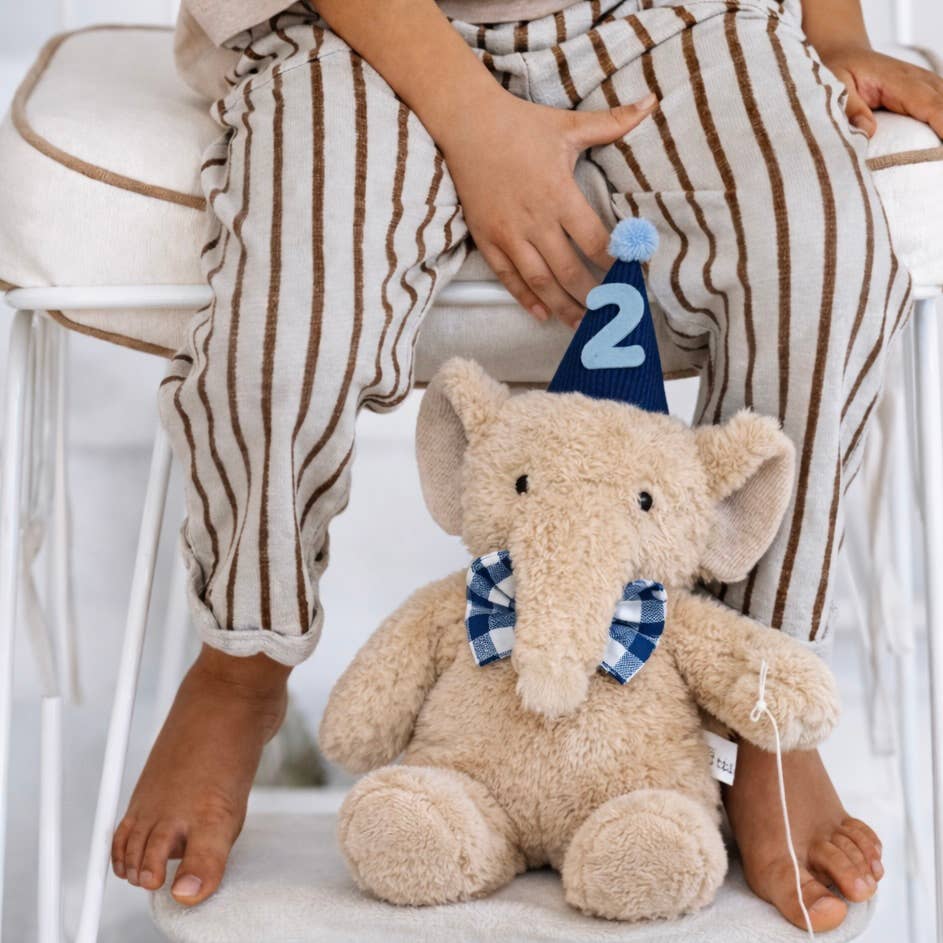 Harold Party Elephant | Milestone Keepsake Soft Toy