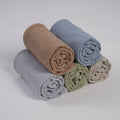 Organic Muslin Burp Cloths | Earth and Sky 5 Pack