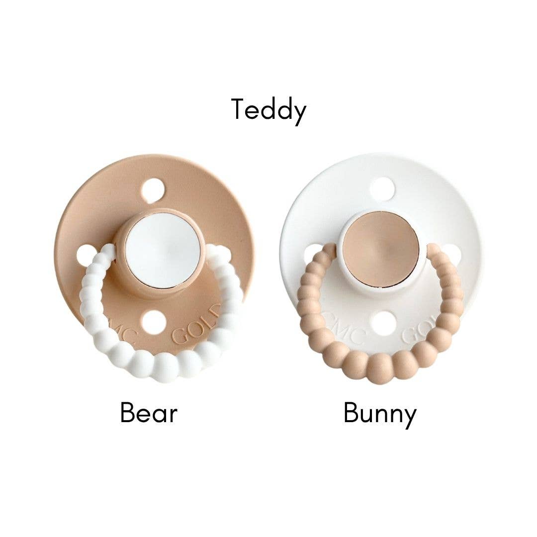 CMC 'Bubble' Dummies 2 Pack | Teddy: Size 3 (18+ months)