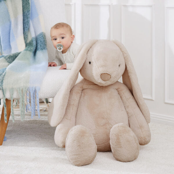 Beige Plush Bunny | Jiggle & Giggle | Giant