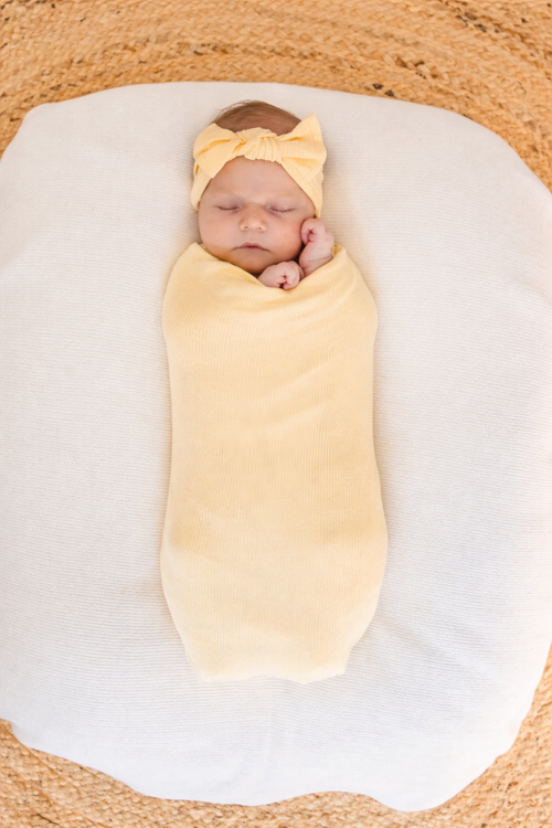 Bamboo Stretch Swaddle | Buttercup