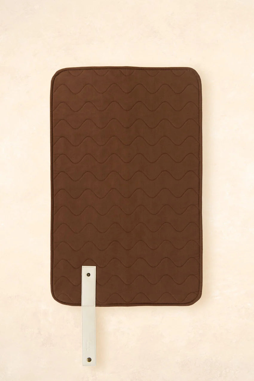 Luxe Travel Change Mat | Chocolate