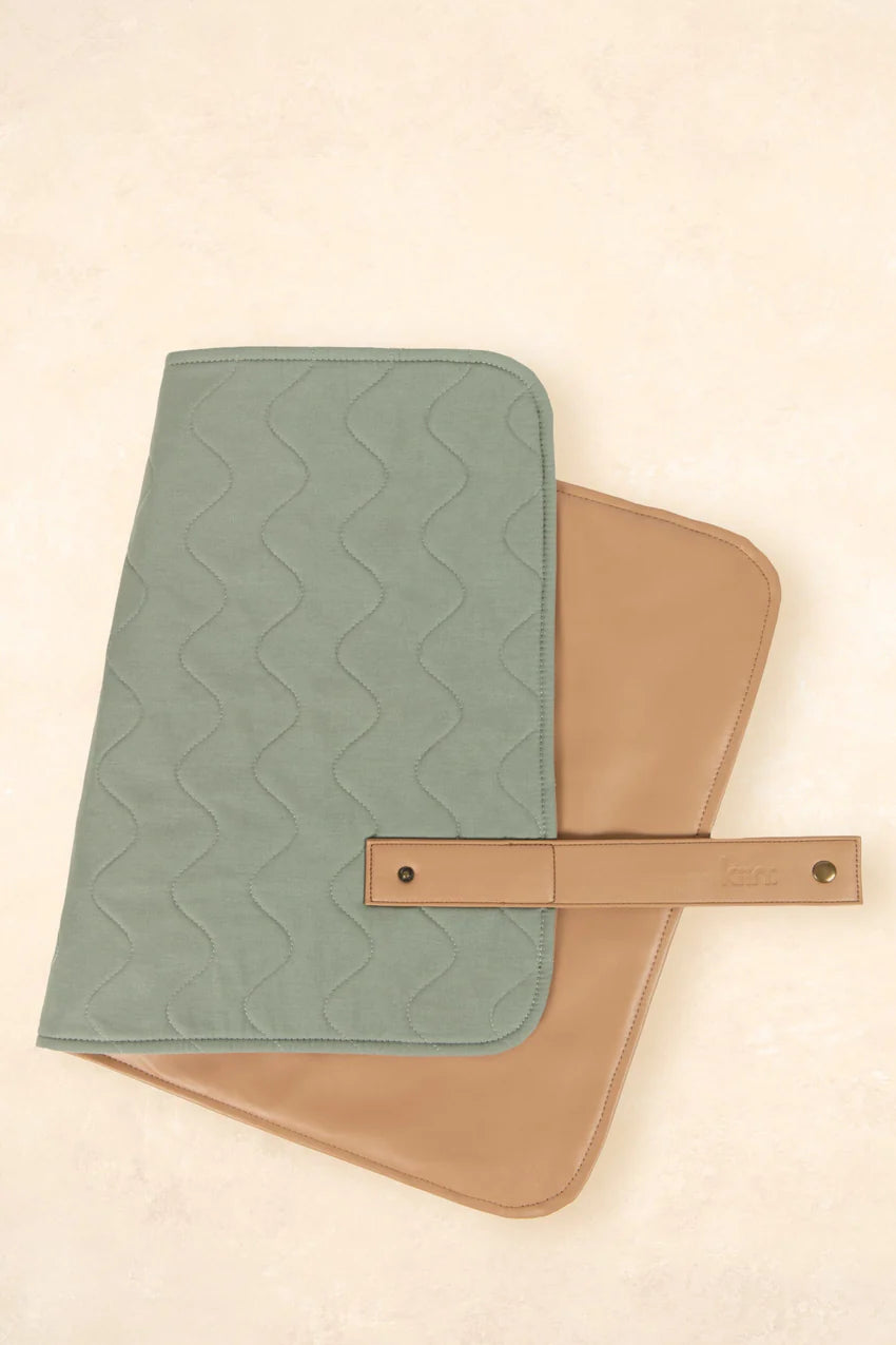 Luxe Travel Change Mat | Eucalyptus