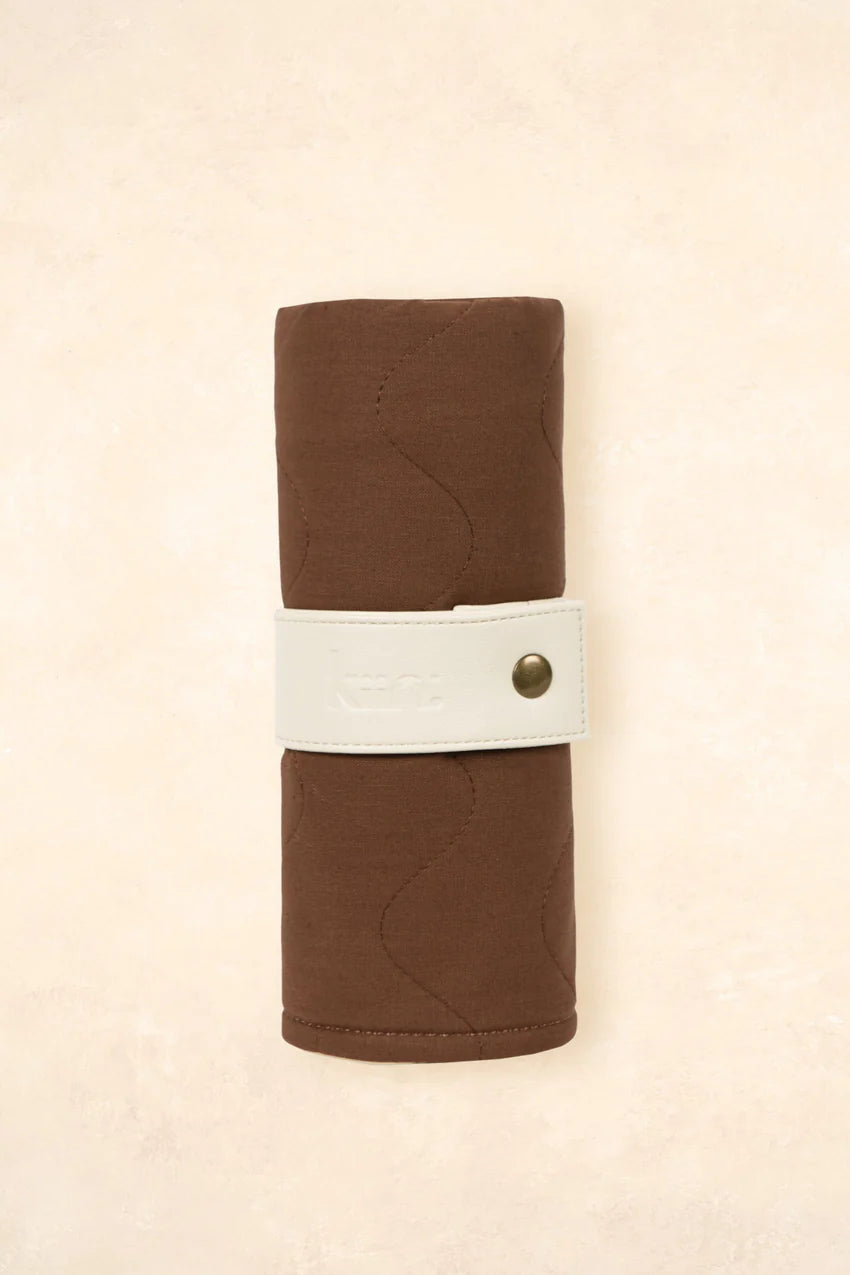 Luxe Travel Change Mat | Chocolate