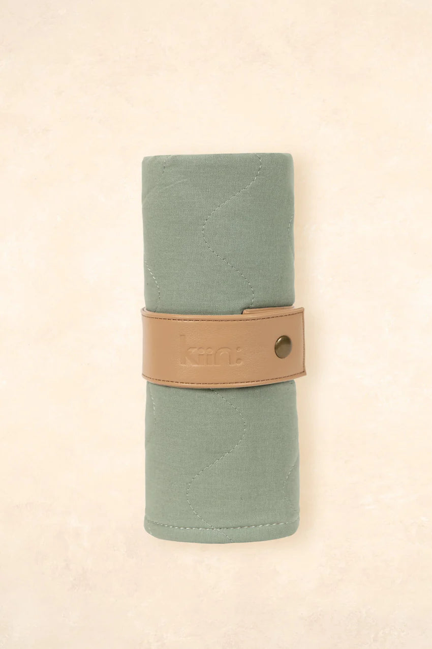 Luxe Travel Change Mat | Eucalyptus