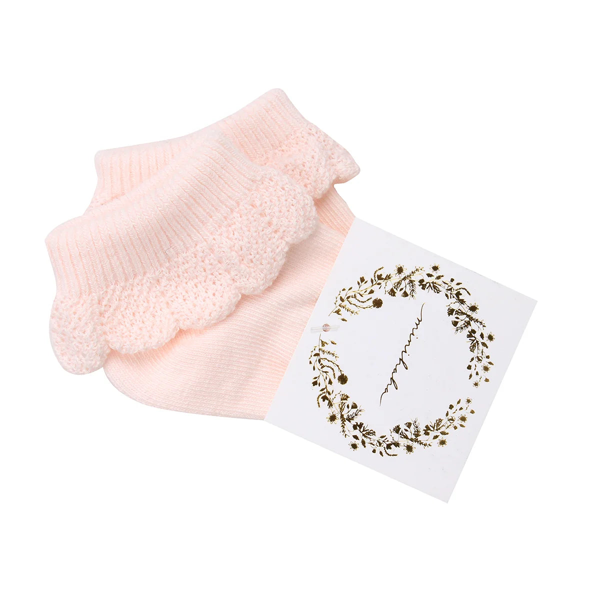 Drop Needle Socks | Pale Pink