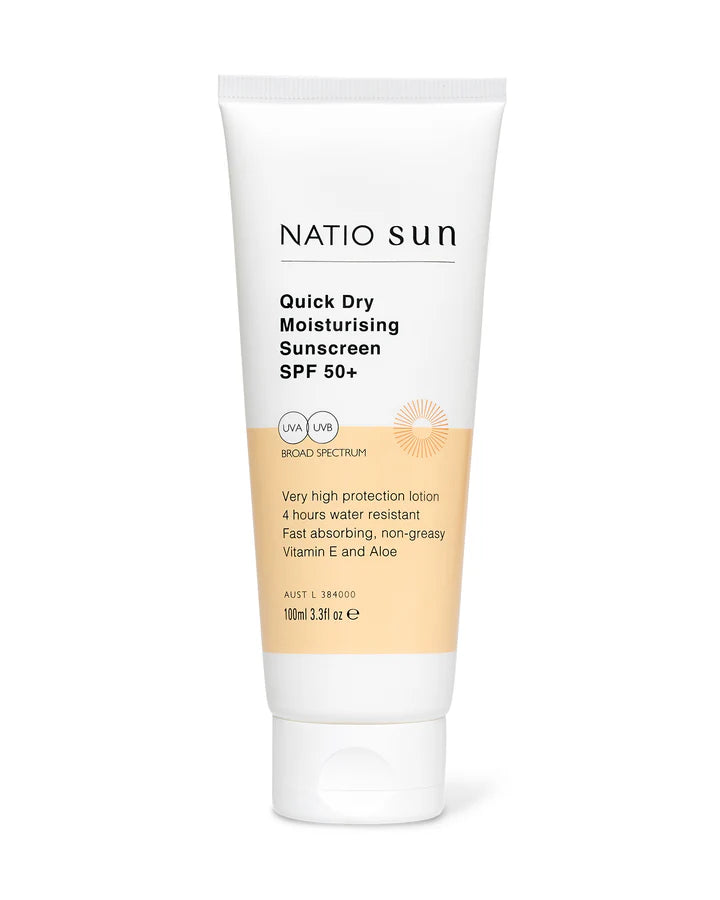 Quick Dry Moisturising Sunscreen SPF 50+ 100ml | Adult