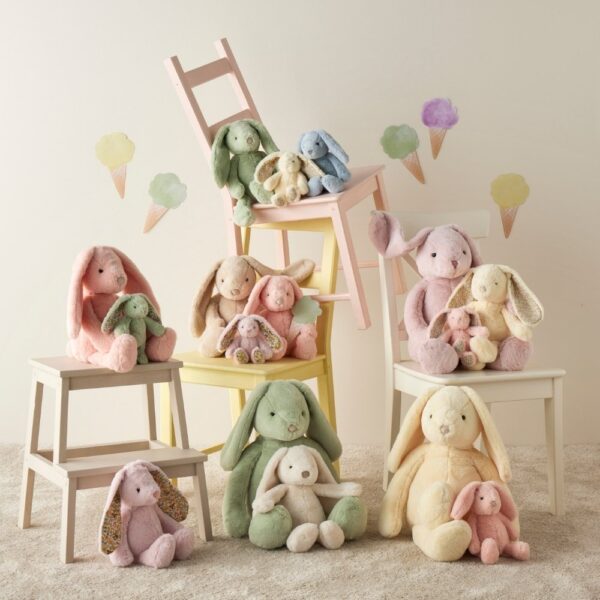 Jiggle & Giggle Plush Bunny | Peach - Medium