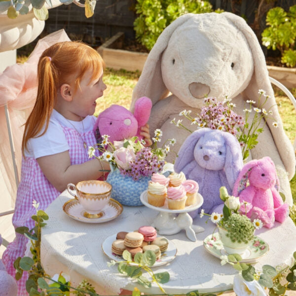 Beige Plush Bunny | Jiggle & Giggle | Giant