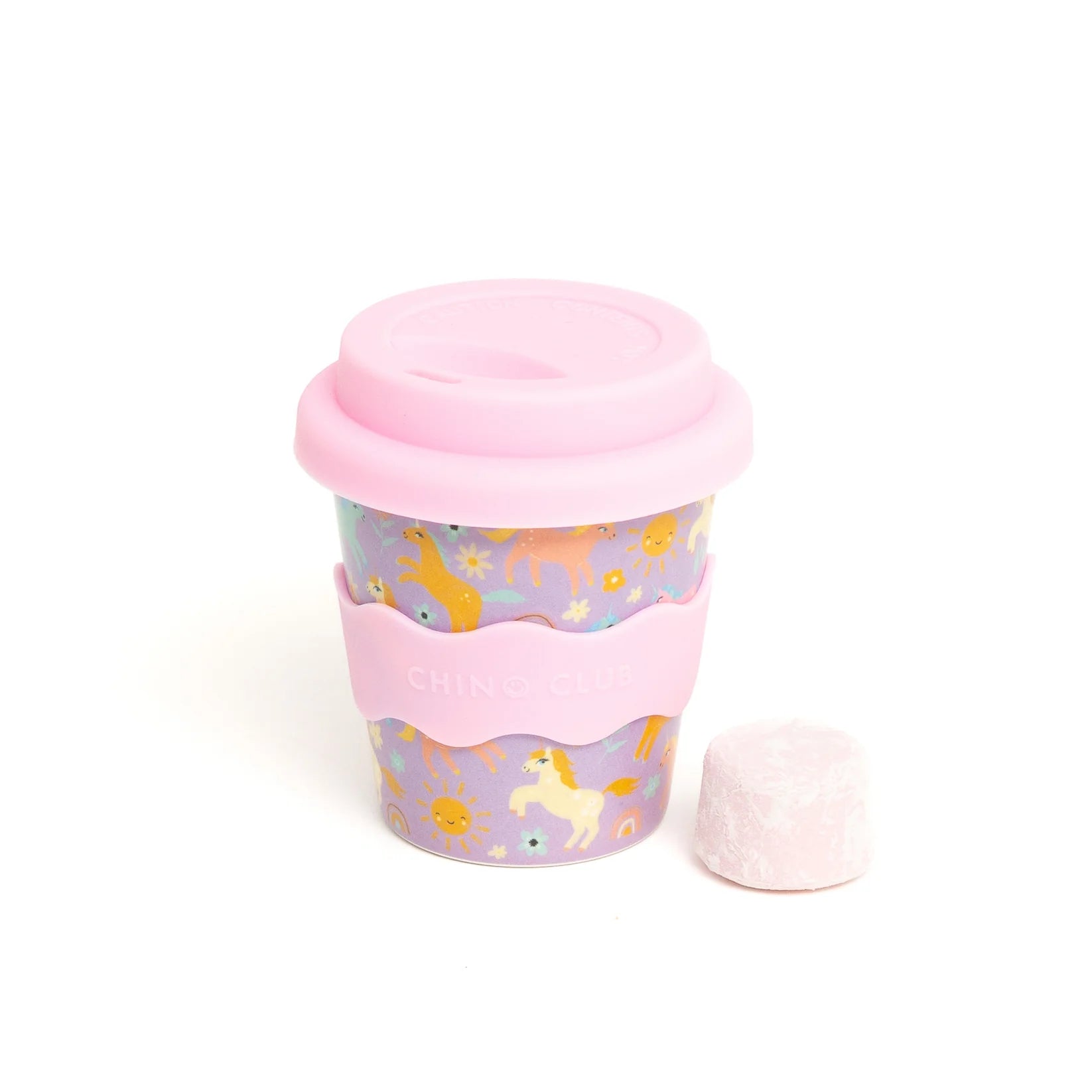 Babychino Cup (4oz) Purple Unicorn