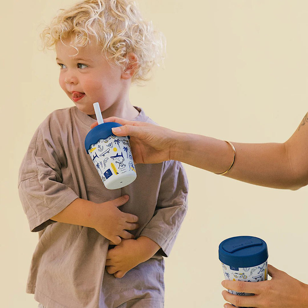 Rad Times Mini Smoothie Cup & Straw premium baby gift - Baba-lando