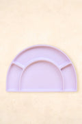 Silicone Divided Plate | Lilac