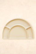 Silicone Divided Plate | Tan